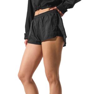 Shorts de sport d'été pour femmes, écologiques, respirants, en laine peignée, durables, en polyester, bermuda décontracté, prix de gros bas, coupe droite - Product Image 1