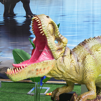 Dinosaure animatronique miniature d'intérieur LT-4-106, T-rex Tyrannosaurus pour parc d'attractions pour enfants
