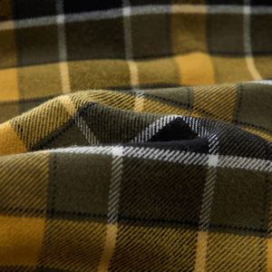 Chaqueta de Franela a Cuadros para Hombre, Gruesa, 100% Algodón, Cortavientos, Cálida, Acolchada, Informal, para Invierno - Product Image 6