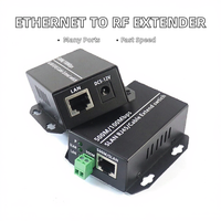 Transmisor de Señal RF Ethernet POE de 2 Puertos y 10/100 Mbps, Extensor Coaxial IP Full-Duplex/Half-Duplex, Convertidor, Switches de Red