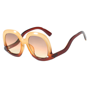 Ins moda moda grandi occhiali da sole ovali per le signore classici occhiali da sole di lusso personalizzati proprio logo lunettes de luxe di alta qualità - Product Image 6