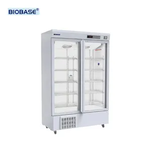 BIOBASE CHINE grande capacité double porte 2 ~ 8 degrés réfrigérateur à air forcé pour laboratoire