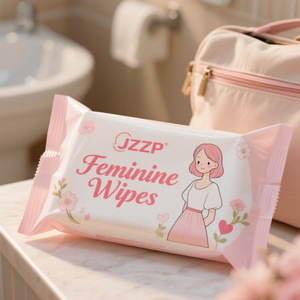 Lingettes humides lavables féminines personnalisées Lingettes intimes de marque privée pour le nettoyage sensible des femmes - Product Image 1