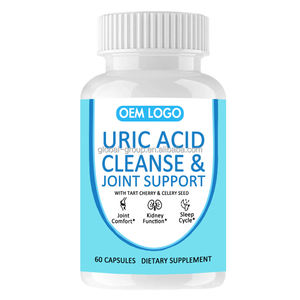 อาหารเสริมทำความสะอาดกรดยูริคสำหรับผู้ใหญ่สนับสนุนสุขภาพข้อต่อและโรคเกาต์แคปซูลทำความสะอาดกรดยูริคที่ดีที่สุด - Product Image 1