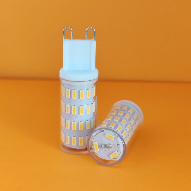 DCAC 12-24V 3.5W G9 LED Corn Bulb Ceramic Dimmable SMD CRI80 3000K-6000K Energy Saving Halogen Replacement Lamp for Residential