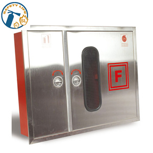 Scatola per avvolgitubo in metallo acciaio inox armadietto in metallo materiale metallico per 6 e 9kg polvere estintore - Product Image 2