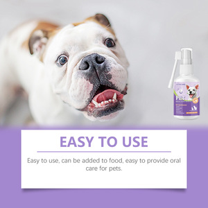 Spray buccal pour chiens et chats Élimine la mauvaise haleine et élimine les taches dentaires 30 ml Rafraîchit naturellement l'haleine - Product Image 4