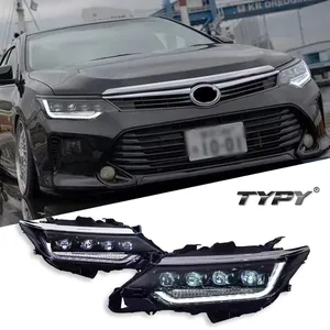 ไฟหน้ารถยนต์โตโยต้า Camry ปี 2015-2018 อัพเกรดดัดแปลงเป็นไฟหน้า LED แบบ DRL พร้อมไฟเลี้ยวแบบไดนามิก - Product Image 1