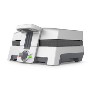 Mini <span class=keywords><strong>gaufrier</strong></span> belge électrique automatique avec 6 bâtons de gaufres et assiettes <span class=keywords><strong>interchangeables</strong></span> pour sandwichs à crêpes à bulles - Product Image 3