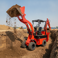 Meilleure pelle rétrocaveuse avec moteur EPA, puissante et fiable, capacité 2 tonnes