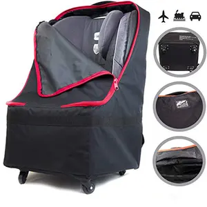 Durable Baby Car Seat Travel Bag with Wheels