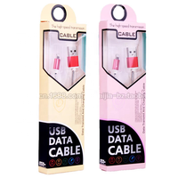 Emballage de luxe pliable de haute qualité en PVC pour étui de téléphone portable, boîte pour chargeur de téléphone et câble