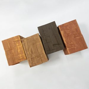 Travi in Poliuretano Stile Moderno Colore <span class=keywords><strong>Noce</strong></span> Scuro, Travi Finto <span class=keywords><strong>Legno</strong></span> PU per Decorazione Villa - Product Image 2