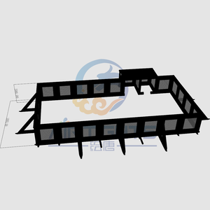 Terrain <span class=keywords><strong>de</strong></span> paintball gonflable durable <span class=keywords><strong>de</strong></span> grande clôture extérieure commerciale <span class=keywords><strong>de</strong></span> sport - Product Image 2