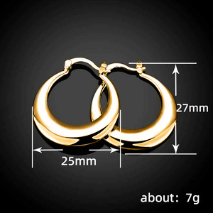 Orecchini a polsino geometrici a forma di cuore da donna, semplici accessori per l'orecchio per l'uso quotidiano e per il lavoro - Product Image 3