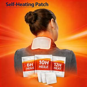 Patches Térmicos Autoaquecedores para Pescoço e Ombros |   Aquecimento Profundo por 6, 10 e 12 Horas |   Alívio da Dor Muscular |   Fabricante OEM - Product Image 1
