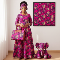 Zhaorun 100% katun lilin Afrika cetak kain desain Afrika Capulana Ankara Pagne Batik Nigeria kain tisu Afrika