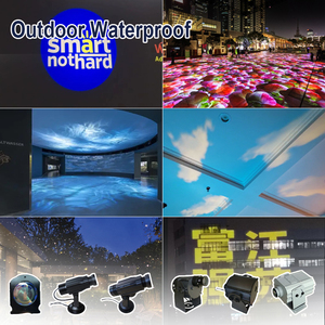 โปรเจคเตอร์ LED แบบหมุนได้ 12W-1200W สำหรับสวนสนุก ฉายภาพโลโก้ ไฟวิ่ง ไฟน้ำ ไฟฟ้าสถิต ไฟหมุน - Product Image 1