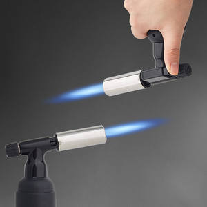 Torche au <span class=keywords><strong>butane</strong></span> rechargeable, flamme de jet de cuisine réglable, briquet torche au <span class=keywords><strong>butane</strong></span>, torche culinaire pour crème brûlée, chef - Product Image 6