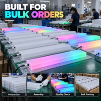 Étagère de présentation de bouteilles en acrylique LED personnalisée, comptoir de bar éclairé par lumière RGB, présentoir de bouteilles pour événements en boîte de nuit, OEM