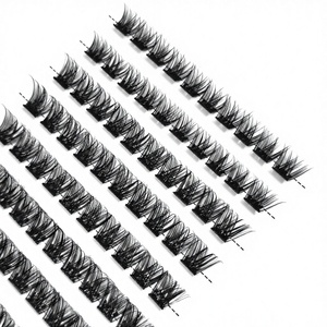 ขนตาปลอมแบบเส้นต่อเส้น ยี่ห้อ Wholesale Flourishing Lashes ทำจากขนมิงค์เทียม งานแฮนด์เมด ความหนา 0.05 มม. งอน D ความยาว 20 มม. ถาดขนตาสำหรับมืออาชีพ แบบวอลลุ่ม เนื้อแมทท์ สีธรรมชาติ - Product Image 6