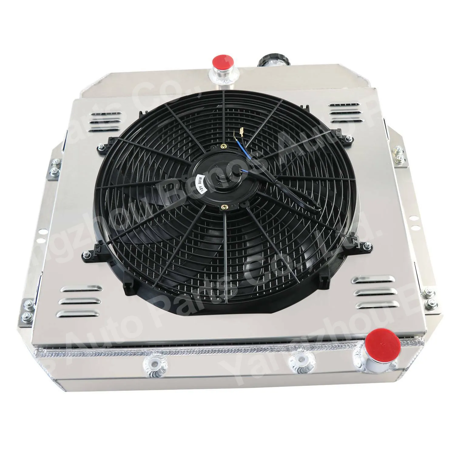 Ventilador de cubierta de radiador de 4 filas para camioneta Chevy C/K 1960-1962 C10 C20,C30 L6 V8