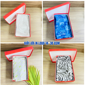 Source Usine Production Personnalisée Biodégradable Vierge Écologique Réutilisable Sacs À Main Chaussures Papier D'emballage Traitement D'impression - Product Image 4