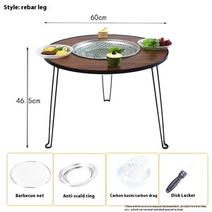 <span class=keywords><strong>Table</strong></span> de pique-nique multifonctionnelle en MDF réglable, pour camping en plein air, barbecue, cuisinières à gaz et à induction, logo personnalisé pour les distributeurs étrangers - Product Image 4