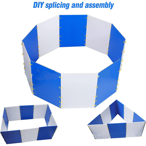 Tùy chỉnh an toàn tái sử dụng Chick <span class=keywords><strong>brooder</strong></span> hộp PP rỗng Bảng điều chỉnh động vật nhỏ bao vây đa màu sóng nhựa môi trường sống - Product Image 4