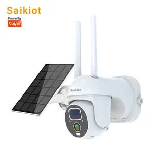 Saikiot تويا الذكية 3MP الشمسية الأمن كاميرا متحركة WIFI شبكة الشمسية بطارية تعمل بالطاقة اللاسلكية CCTV IP كاميرا الشمسية في الهواء الطلق كاميرا