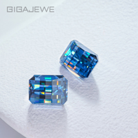 GIGAJEWE Pierre Moissanite 3.5ct naturelle Pixel Cut 7*9mm Belle pierre libre de haute qualité colorée