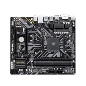 Carte mère <span class=keywords><strong>Gigabyte</strong></span> B450M DS3H <span class=keywords><strong>AM4</strong></span> DDR4 pas chère pour AMD pour 5 Gaming 64 Go de RAM max format M ATX - Product Image 1