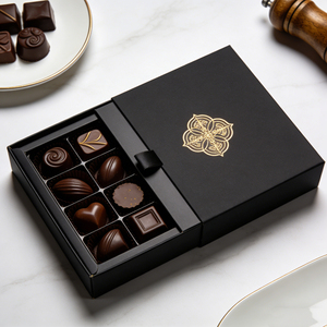 กล่องกระดาษคราฟท์แม่เหล็กแบบขายส่ง มีหน้าต่าง สำหรับบรรจุภัณฑ์เครื่องประดับ แหวน สร้อยคอ <span class=keywords><strong>อาหาร</strong></span> พร้อมพิมพ์โลโก้ตามสั่ง - Product Image 3