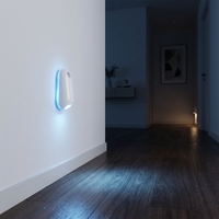 Conception moderne intelligente Corps en ABS Lumière d'ambiance à LED Lampe de toilette colorée Lampe de toilette étanche avec détecteur de mouvement