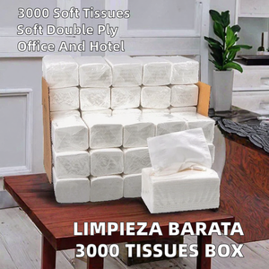Custom Logo Brand 2 Ply White Soft Biodegradable Facial Tissue <strong>Box</strong> Tissue Wood Pulp for Office &amp; Hotel Use - Product Image 2