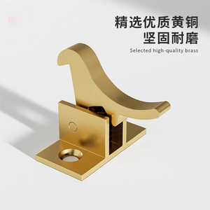 Brass Bird <b>Spring</b> Latch Window Latch Surface Mount Brass Bolt Lock Retro Wooden <b>Door</b> Easy Installation - Product Image 3