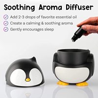 Humidificateur à brume froide silencieux à ultrasons, diffuseur d'aromathérapie, machine à bruit blanc avec 10 sons naturels relaxants pour les hôtels