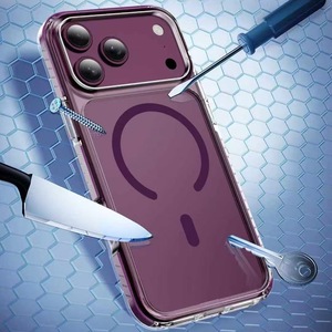 Coque <span class=keywords><strong>de</strong></span> protection intégrale hybride translucide antichoc avec protection d'écran surélevée pour iPhone 16 17 18 ProMax - Product Image 5
