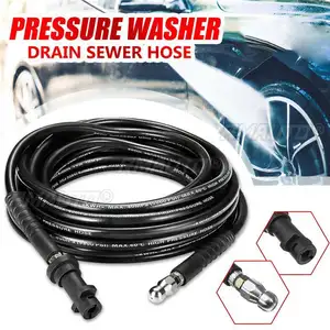 Áp lực cao Máy giặt 6m 10m 15m 20 mét 5800psi cống thoát nước làm sạch Hose cho Karcher K1 K2 K3 K4 K5 K6 K7