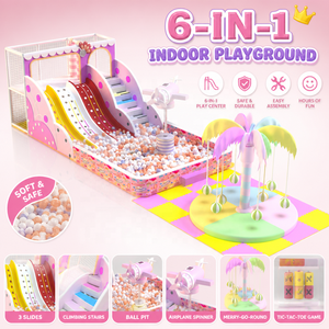 Commercial Kids <b>Indoor</b> Playground with <b>Slide</b> Soft Play for Daycare Center China Factory Supply - Product Image 1