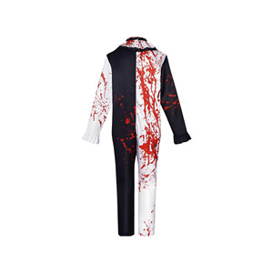 Disfraz de Payaso Ensangrentado para Adultos, Unisex, Disfraz de Terror para Halloween, Tela de Poliéster - Product Image 3