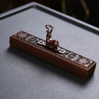 Brûleur d'encens en alliage antique pour hôtel et restaurant de maison de thé pour un usage quotidien et décoration d'intérieur aromatique de la saison d'automne