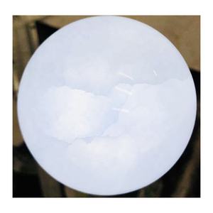 مصابيح حائط داخلية للديكور المنزلي على شكل كرة من الحجر الأبيض والرخام والعقيق - Product Image 2