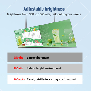 Máquina de Publicidad para Restaurantes, Pantalla de Menú, Pantalla Táctil LCD, <span class=keywords><strong>Software</strong></span> CMS Gratuito Personalizable, para Señalización Digital en Interiores - Product Image 4