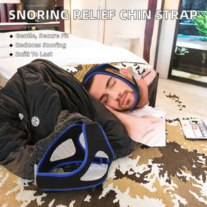 Kinnriemen zum Schlafen Anti-Schnarch-Kinnriemen Anti-Schnarch-Gerät für Männer und Frauen Schnarchstopp-Lösung - Product Image 6
