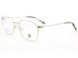 Lunettes unisexes bicolores avec branches ultra-fines et logo personnalisé – Montures optiques métalliques tendance - Product Image 3