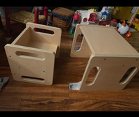 Chaise en bois pour enfants pour les tout-petits pour le salon