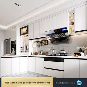 Muebles de Cocina Modulares de Lujo Personalizados de Madera de Melamina Sanpotova - Product Image 2