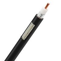 Cable Coaxial RF de Doble Blindaje Ultraflexible LMR400 con Conector SMA N BNC TNC UHF