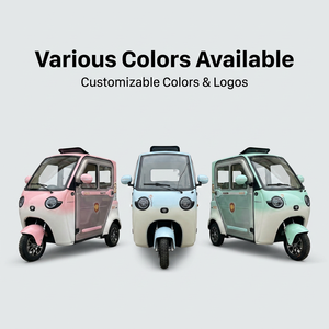 Mini-tricycle électrique 60V à basse vitesse pour seniors avec caméra de recul, usage domestique, fermé, pour loisirs, fabriqué en Chine - Product Image 5